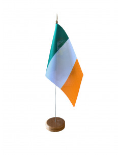 Drapeau de table Irlande en tissu