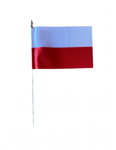 Drapeau de table Pologne en tissu