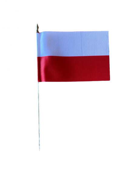 Drapeau de table Pologne en tissu