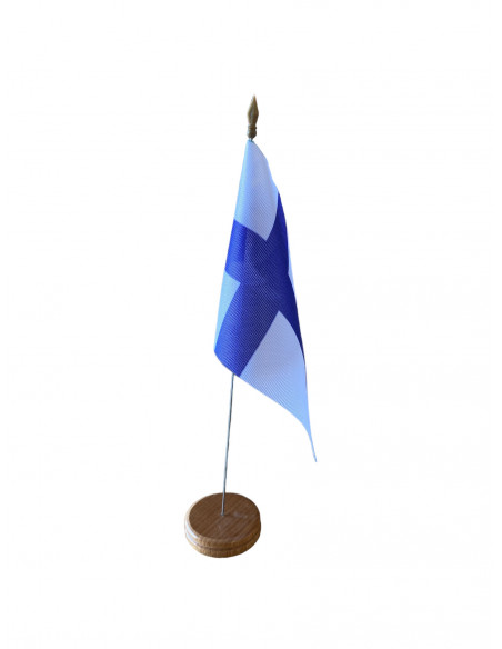 Drapeau de table Finlande en tissu