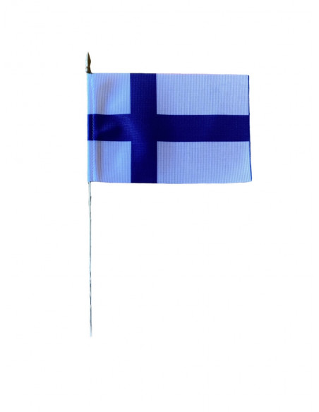 Drapeau de table Finlande en tissu