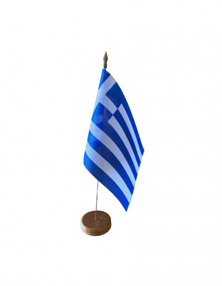 Drapeau de table Grèce en tissu