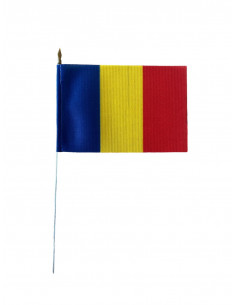 Drapeau de table Roumanie en tissu 2