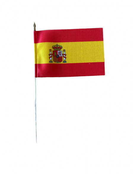 Drapeau de table Espagne en tissu