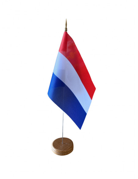Drapeau de table Pays Bas en tissu