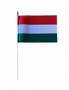 Drapeau de table Hongrie en tissu 2