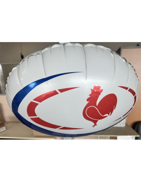 Ballon rugby en aluminium : espace évènement