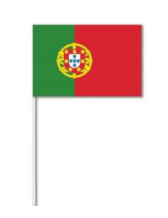 Lot de drapeaux Portugal en papier : fabrication française