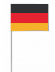 Lot de drapeaux Allemagne en papier : fabrication française