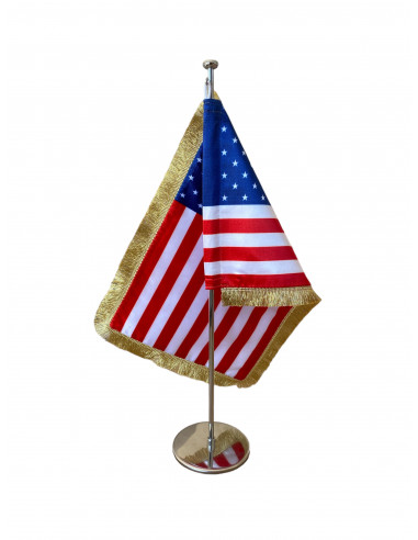 Drapeau de table Etats-Unis Luxe Drapeau de table Etats-Unis Luxe