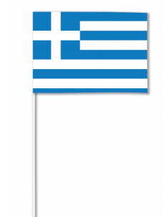 Lot de drapeaux Grèce en papier : fabrication française