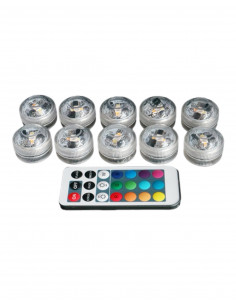 Lampes LED RGB avec télécommande : décorations ballons et autres