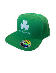 Casquette SnapBack verte Happy Saint Patrick : Textile Saint Patrick 2