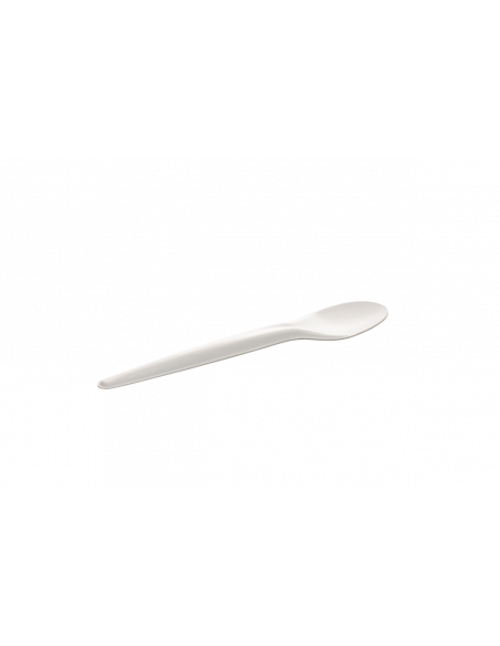 Lot de 50 grandes cuillères en papier blanc