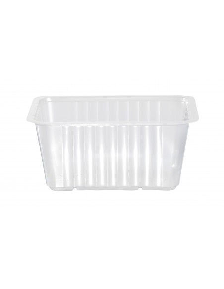 Barquettes translucides en plastique : vaisselle jetable