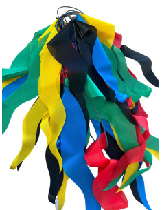 Guirlande pour les jeux en tissu : décoration évènement 2