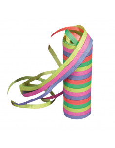 Rouleau serpentins multicolore luxe 4 m : Cotillons aux meilleurs prix