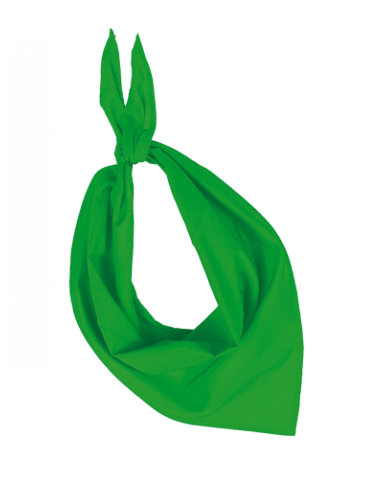 Bandana vert pour fêtes et Feria : espace évènement