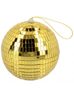 Boule disco or 15 cm : évènement année 80 et 90's