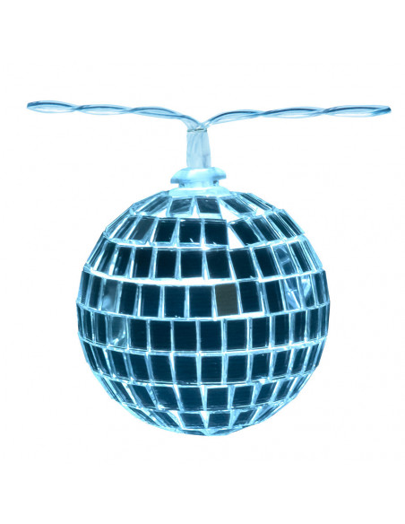 Guirlande lumineuse LED boules disco : évènement année 80 et 90's