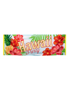 Bannière Hawaii Party
