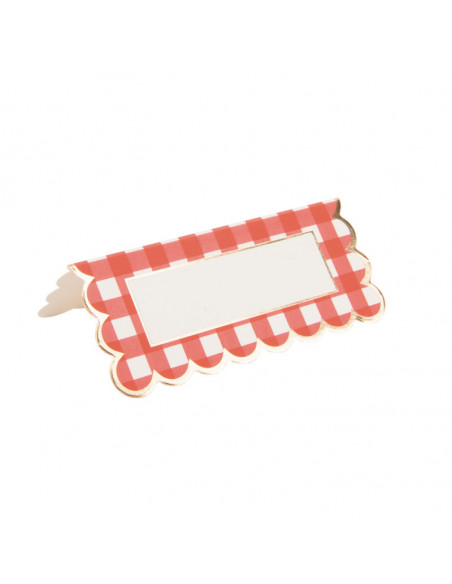 Lot de 8 marques places guinguette : Vaisselles guinguette