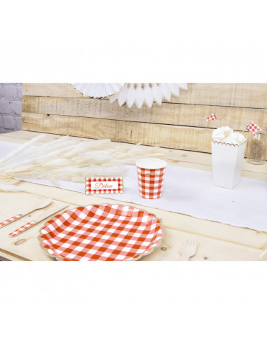 Lot de 8 marques places guinguette : Vaisselles guinguette