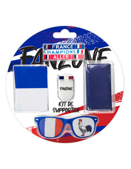 Kit supporter équipe de France : décoration euro 2024