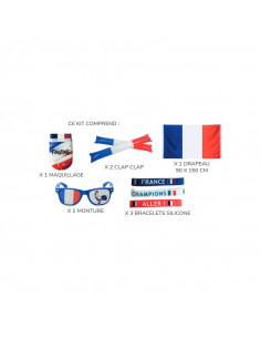 Kit supporter équipe de France : décoration euro 2024 2