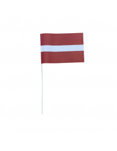 Lot de drapeaux Lettonie en papier : Espace événement