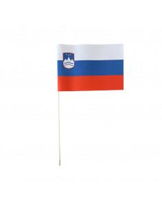 Lot de drapeaux Slovénie en papier : espace événement