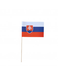 Lot de drapeaux Slovaquie en papier : espace événement