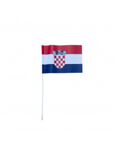 Lot de drapeaux Croatie en papier : espace événement