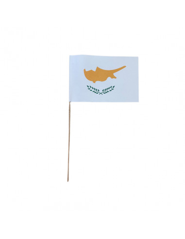 Lot de drapeaux Chypre en papier : Espace événement