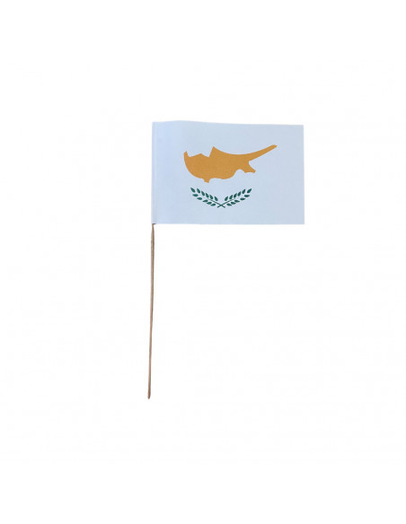 Lot de drapeaux Chypre en papier : Espace événement