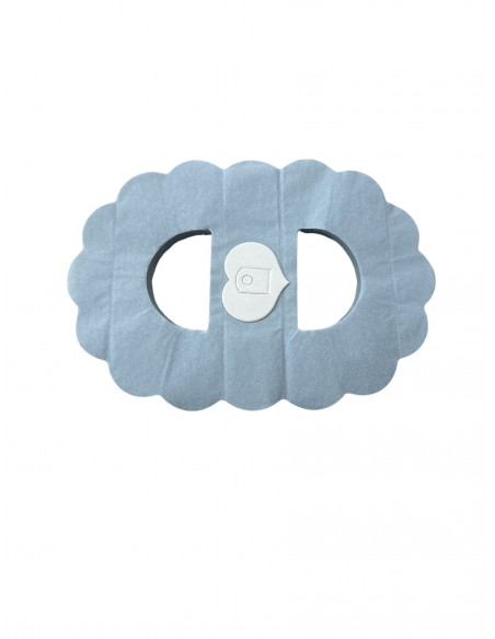 Guirlande grise en papier ignifugé zinnia : fabrication Française