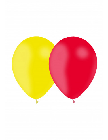 Sachet de ballons Jaune et rouge