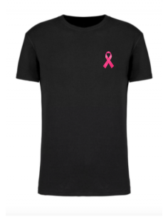 T-shirt noir Octobre Rose homme : textile octobre rose