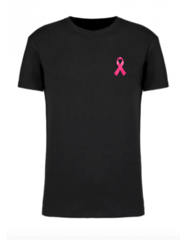 T-shirt noir Octobre Rose homme : textile octobre rose