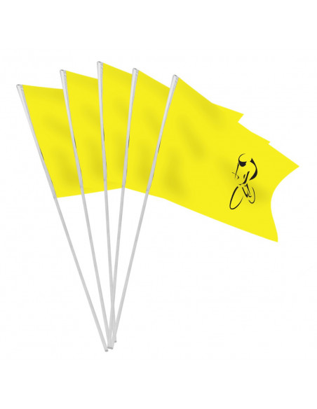 1 Lot de 10 drapeaux course cycliste en papier