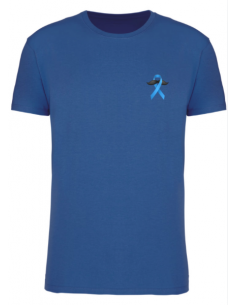 T-shirt bleu royal Novembre bleu homme : textile Novembre bleu