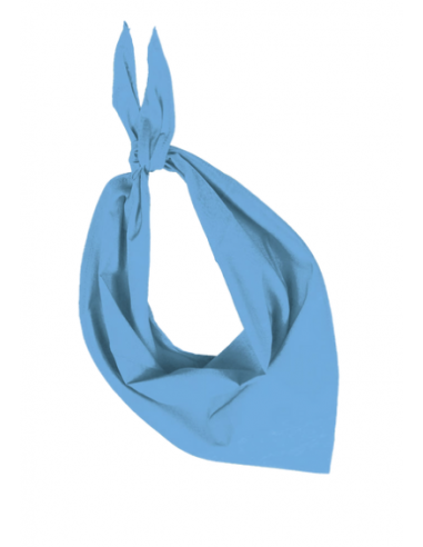 Bandana bleu ciel : Novembre bleu et Mars bleu