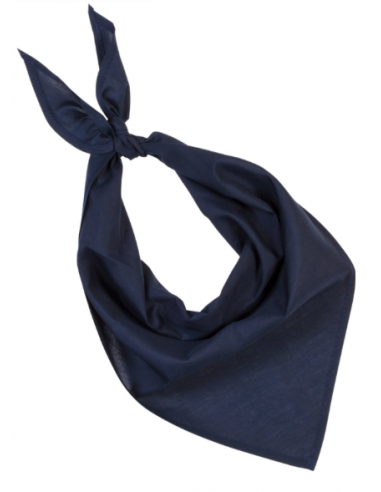 Bandana bleu marine : Novembre bleu et Mars bleu