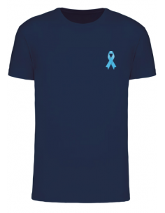 T-shirt bleu marine Mars bleu homme : textile mars bleu