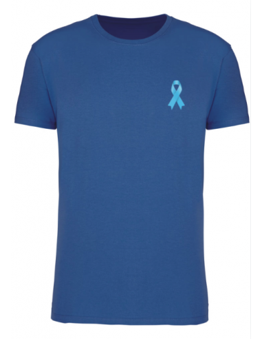 T-shirt bleu royal Mars bleu homme : textile mars bleu