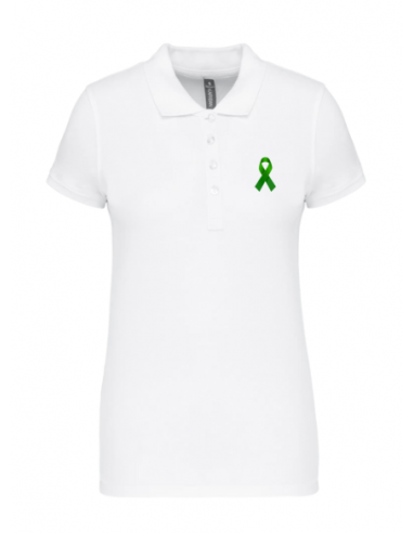 Polo blanc Juin vert femme : textile Juin vert