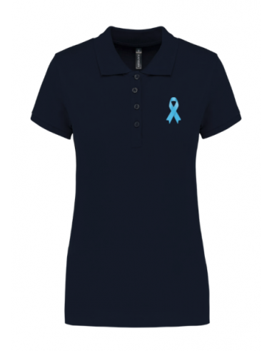 Polo bleu marine Mars bleu femme : textile Mars bleu