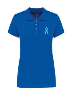 Polo bleu royal Mars bleu femme : textile Mars bleu