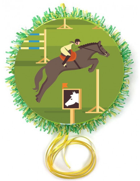 Pinata équitation en papier