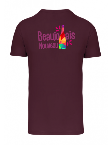 T-shirt wine Beaujolais nouveau homme : textile beaujolais nouveau